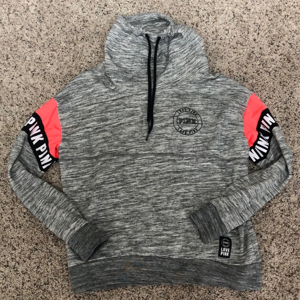 PINK cowl neck pullover